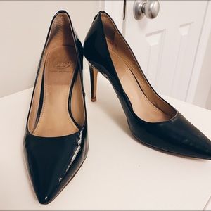 Tory Burch Black Patent Leather Pumps